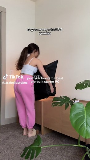 being able to plug and play w/ an @NZXT prebuilt PC >>> ☁️🎮 #ad #nzxt #prebuiltpc #pcgaming #desksetup #gamergirl #homeoffice #neutralaesthetic