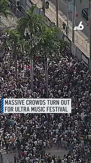 Massive crowds turn out for Ultra Music Festival