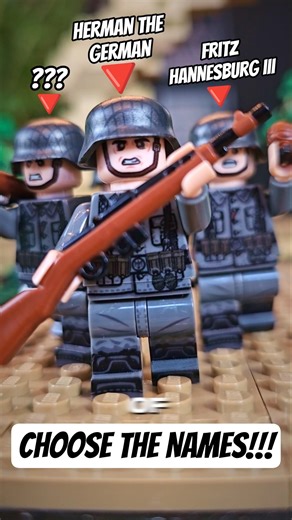 I Let YOU Decide The Names Of This WW2 Lego Army Squad!!