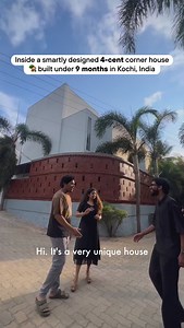 Built on a tight 4-cent corner plot in Kochi, this residence is a response to extreme spatial constraints and local setback regulations. With only a narrow footprint to work with, the design team saw an opportunity—not a limitation—to explore how tropical modernism could thrive in dense urban conditions. Completed in just 9 months, the two-storey home maximizes space through vertical layering and strategic cantilevers that reclaim volume lost to setbacks. Floating upper floors lighten the base a