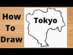 How to draw the map of Tokyo (capital of japan)