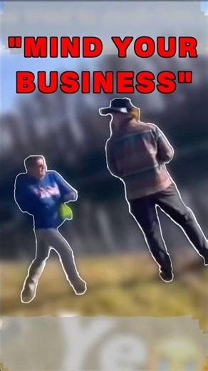 Crazy lady tries to push fisherman into the water 😳