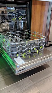 The Cove dishwasher ensures your dishes are spotlessly clean and dry...