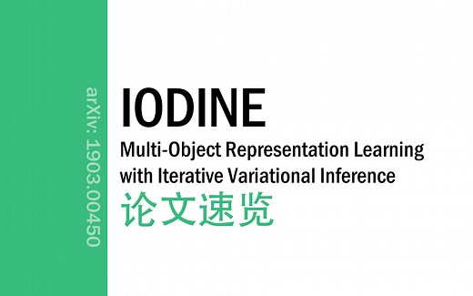 [论文速览]Multi-Object ... with Iterative Variational Inference[1903.00450]