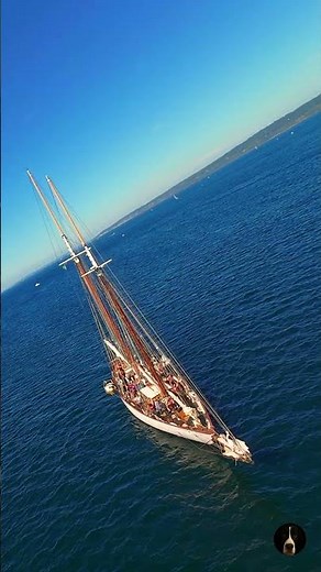 Classic Wooden Boat in Puget Sound 🌊 | Sailing the Pacific Northwest 4K