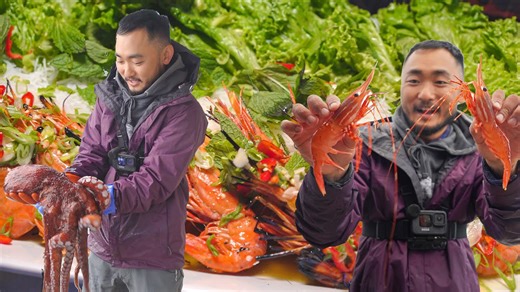 Catch and Cook Spot Prawn and Octopus