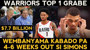 136K views · 4.5K reactions | Warriors PINAKAMAHAL na sa NBA. NAKO Simons big injury. Wemby KABADO pa sa Crunch Time #theFastbreakph | The Fastbreak PH | Facebook
