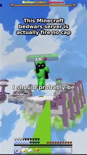 This Minecraft Bed Wars server is genuinely impressive.👾⛏️