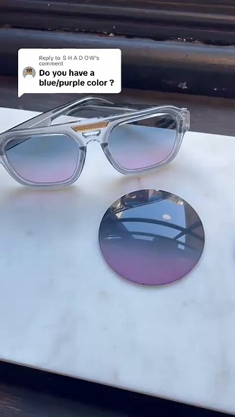 Replying to @ＳＨＡＤＯＷ lenses for days…✨💙🦄 #forthebold #sunglasseshandmade #customsunglasses #usagainstthesun #thelenseeffect #amtopm