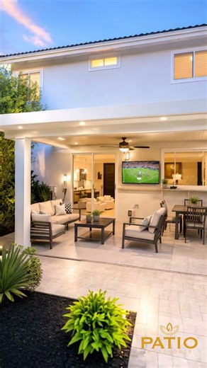 One Cover, Two Rooms | Elitewood Insulated Patio Cover, Orange County