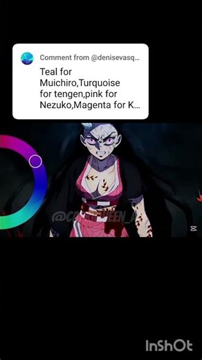 Demon Slayer Color Wheel Trend 2 |#demonslayer#colorwheel#capriqueen_avi