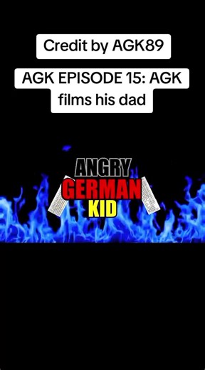 Angry German Kid Episode 15: AGK Films his dad || NO COPYRIGHT MUTED & CREDIT GOES TO AGK89 || Hashtags: #angrygermankid #foryoupage #daveandbambi #parody #pcspielen