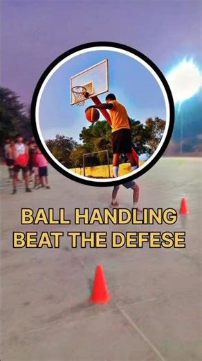 Work On Handling With Cones #ballhandling #kharianbasketballacademy #basketball