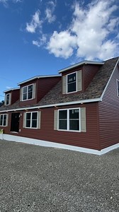 👏🏼This is a modular home built by Structural Modulars, INC. this prefab house is a custom cape with 4 dormers! WATCH THE FULL TOUR ON THE CHANNEL FOR ALL THE DETAILS AND PRICING, link in bio! #modularhome #modularhouse #prefabhouse #prefabhomes #housetour #house #newhome #realestate | mobilehomesby.georgia
