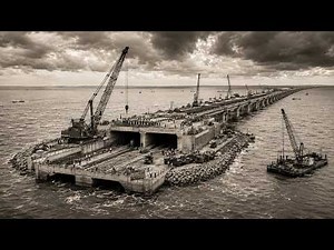 How Workers Built the Chesapeake Bay Bridge Tunnel Across Open Water