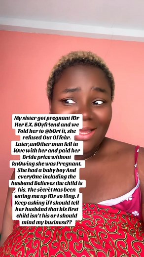 35K views · 75 reactions | Should she tell her sisters husband or not?蠟 #relationship #marriage | Mrs Ubboh | Facebook