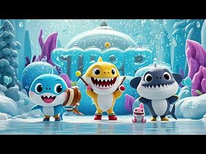 Baby Shark’s Ice Cold Freeze Dance! | Fun Kids Song & Dance ❄️🦈🎶