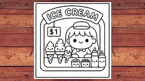 Kawaii Dessert Coloring Book: Cupcakes, Donuts, Candy (PDF Download) - Etsy