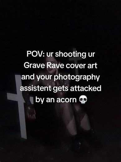 the wicked smile at the end i cant 😂💀 nefarious behind the scenes shooting adventures for my new single Grave Rave 🖤🪦 #photography #behindthescenes #funny #gothic #gothgirl