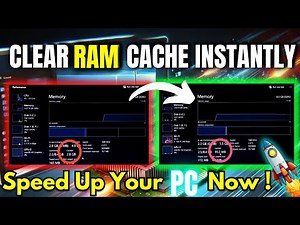 Amazing Trick to Clear RAM Cache in Windows 10/11 for Faster Performance! 🚀