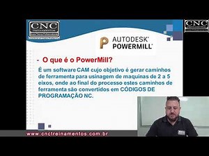 Curso de PowerMIll CNC 3D/CAM | CNC Treinamentos | Começe HOJE