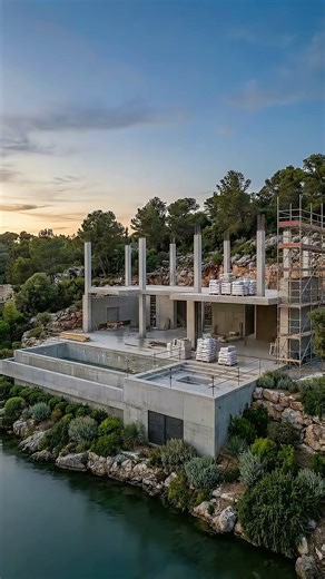 A Luxury Glass Villa From Scratch 🏡 | Satisfying Timelapse