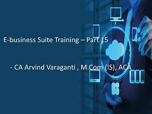 EBS Training Videos - Part 15 - GL- What is Consolidation and the setups involved in it