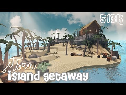 Jetsam Island Getaway Speed Build [ ROBLOX BLOXBURG ] + tour