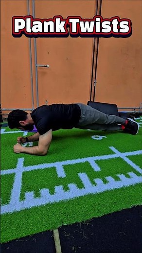 Plank Twists #fitness #training #gymworkout