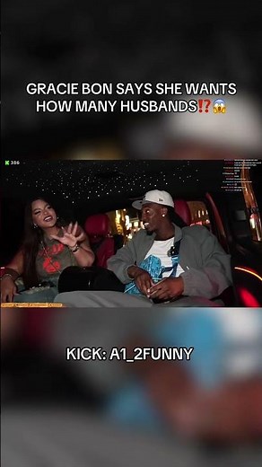 Gracie Bon wants HOW many husbands⁉️😱 #a12funny #graciebon #uk #london #dating #streamer #streaming