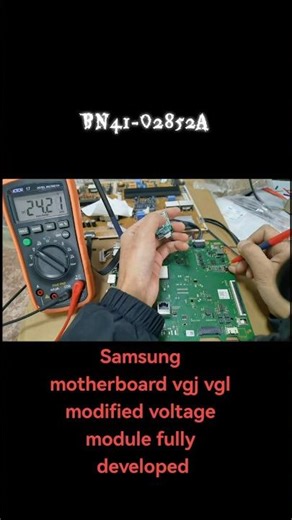 How To Modify Samsung TV Main Board VGH VGL Voltage #tjkj #vgh #vgl #programador TJKJ-A1 Module