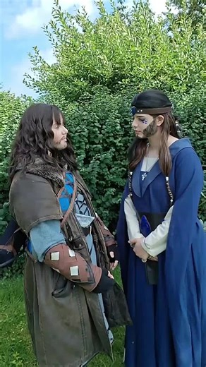Dis Prepares Kili for Adventure: A Cosplay Journey