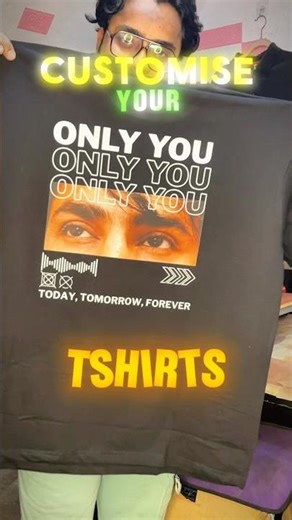 Get your Customised Tshirt 🔥#custom #print #dtfprinting #tshirt #shortsfeed