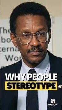 Walter E Williams Explains Why People Stereotype