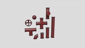 Modular Pipes - 3D model by KyleTurner239