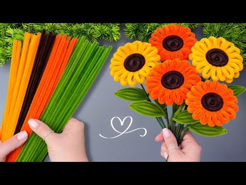 Amazing Pipe Cleaner Flowers 🌼 Easy DIY Bouquet Tutorial
