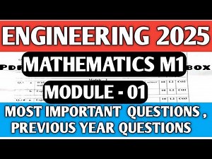 VTU NOTES|PASSING PACKAGE||MATHEMATICS MODULE 1|1ST&2ND SEM|VTU EXAMINATION|2022 SCHEME VTU EXAM