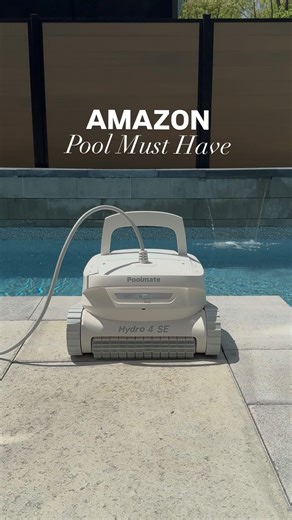 Stephanie Rahme on Instagram: "Comment “ROBOT” to get the link! 🤖💦 This lightweight pool robot cleans the floor, walls, and waterline of any pool. Strong suction, app control, and a large basket make it super easy to use. Enjoy a spotless pool all summer! Poolmate Hydro 4SE - MUST-HAVE for Pool Owners! - - - #poolcleaning #poolcleaner #amazonfinds #amazonhome #poolday #techfinds #poolmate #summeressentials rootic pool cleaner vacuum, summer finds, cleaning finds, outdoor must haves"