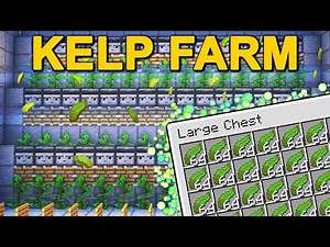 Easy Kelp & Dried Kelp Farm in Minecraft 1.21 (Tutorial)