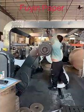 How to operate a paper roll to sheet cutting machine丨web process operator's daily life丨paper sheeter