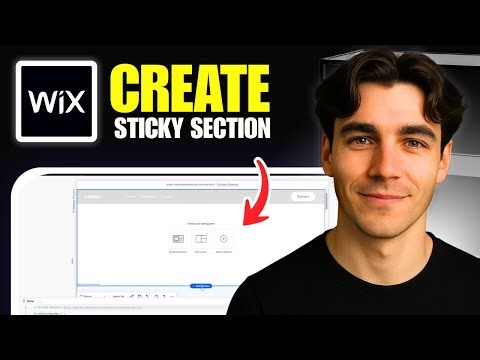 How To Create Sticky Section In Wix Studio (Tutorial 2026)
