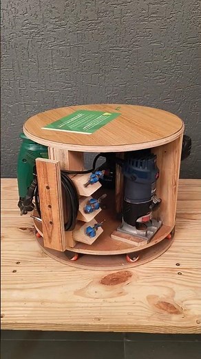 DIY Power Tools Organizer | Workshop Storage Idea | Junkyard – Origin of Creativity #diywoodworking