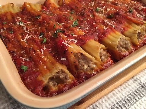 Meat Manicotti Recipe • Delicious Stuffed Pasta! 🥰 - Episode 69