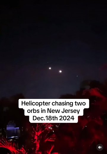 UAP Sighting: Helicopter Chases Drones in New Jersey