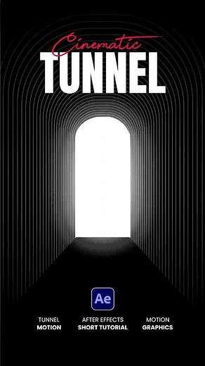 Make Cinematic Motion Graphics with Tunnels in After Effects