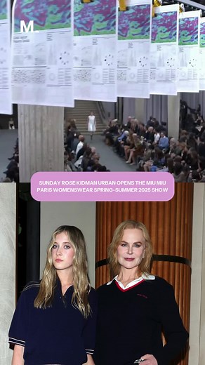 Nicole Kidman's Daughter Sunday Rose Makes Modelling Debut at Paris Fashion Week