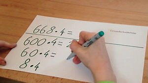 Halbschriftliches Multiplizieren