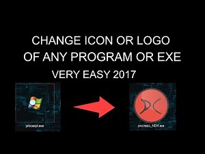 How To Change Icon or Logo Of Any Program or Exe Very Easy