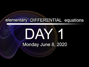 EDE - Introduction to Differntial Equations