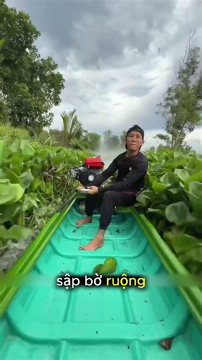 Shipper Miền Tây Lái Cano Bay Qua Bờ Ruộng Đi Giao Hàng Cực Đỉnh #facts